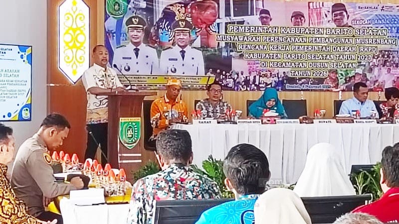 Buka Musrenbang Dusel, Bupati Barsel Tekankan Efisiensi Anggaran