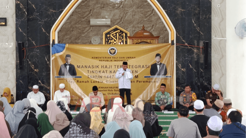 Bimbingan Manasik, Pemkab HST Tekankan Persiapan Berhaji Harus Matang