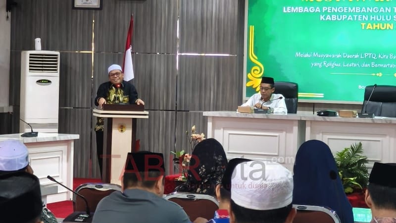 Musda LPTQ 2026, Pemkab HST Komitmen Dukung Program Pembangunan Spritual Masyarakat
