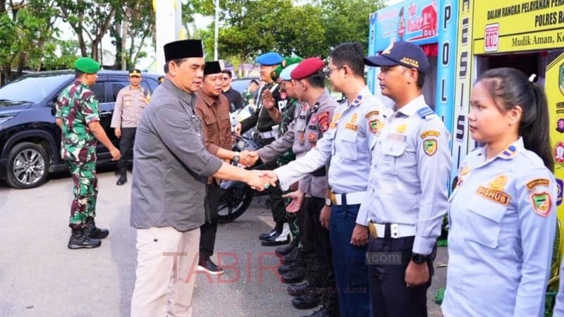 Pastikan Arus Mudik Lancar, Bupati Barut Bersama Wabup Cek Pos Pengamanan dan Pelayanan