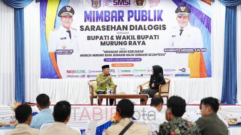 Hadiri Mimbar Publik PWI dan SMSI Mura, Wabup: Langkah Strategis Tingkatkan Pembangunan Daerah