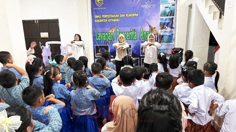 Tingkatkan Aliterasi Anak Usia Dini, Pemkab Kotabaru Gelar Story Telling