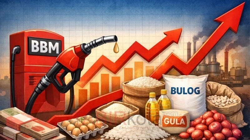 Harga BBM Eceran di Barsel Naik, Bulog Pastikan Distribusi Bapok Tetap Stabil