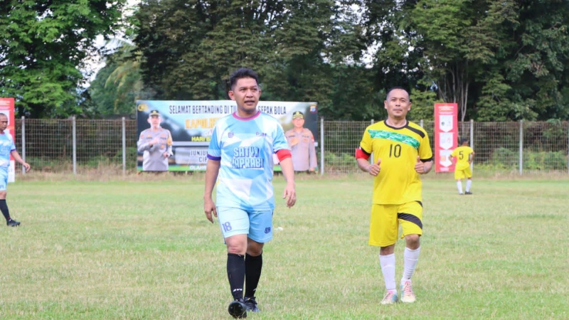 Kapolres HST Cup U40, PJM Polres “Tumbangkan” Balu FC