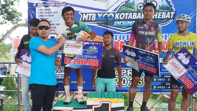 Tutup MTB XCO Kotabaru Hebat 2026, Asisten I Setda Kotabaru Harap Tingkatkan Daya Tarik Wisata