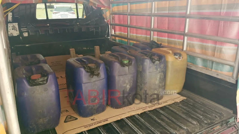 Polres Barsel Gagalkan Pengangkutan 400 Liter Pertalite