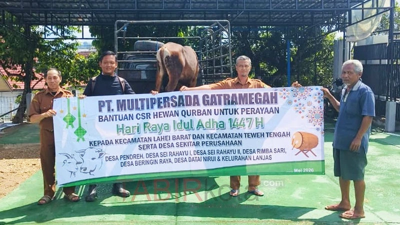 Iduladha 1447 Hijriah, PT Multipersada Gatramegah Bagikan Hewan Kurban untuk Karyawan dan Masyarakat