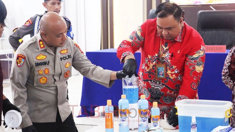 Komitmen Selamatkan Generasi Muda, Kapolres Barito Utara Pimpin Pemusnahan 294,84 Gram Sabu