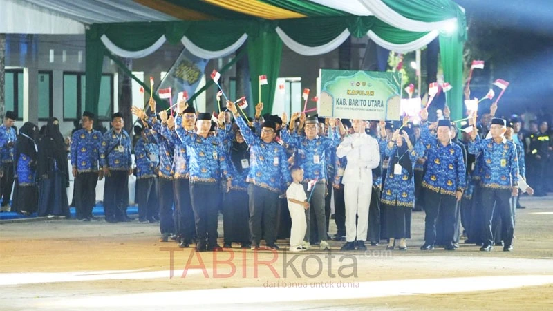 Hadiri Pembukaan MTQ VIII KORPRI, Bupati Barito Utara Beri Motivasi Khusus Kepada Kafilah