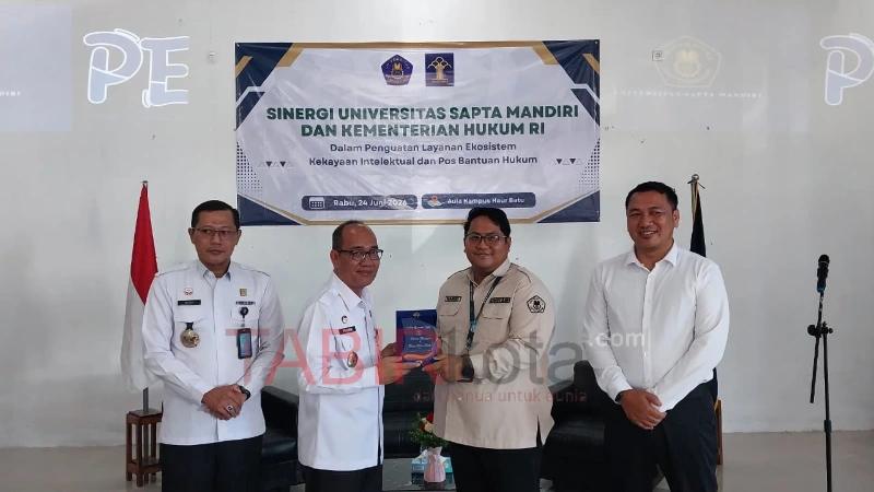 Perkuat Ekosistem Kekayaan Intelektual, Univsm Balangan dan Kementerian Hukum RI Jalin Sinergi