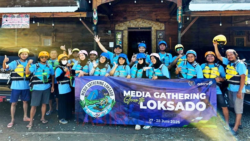 Perkuat Sinergi dengan Jurnalis, Adaro – PWI Barsel Gelar Media Gathering di Loksado Kalsel