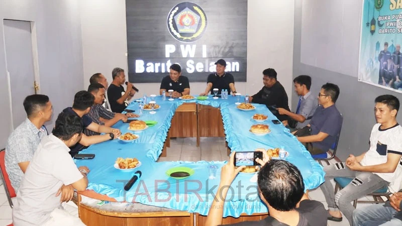 Silaturahmi Pamit ke PWI Barsel, Kapolres Apresiasi Singergi bersama Insan Pers
