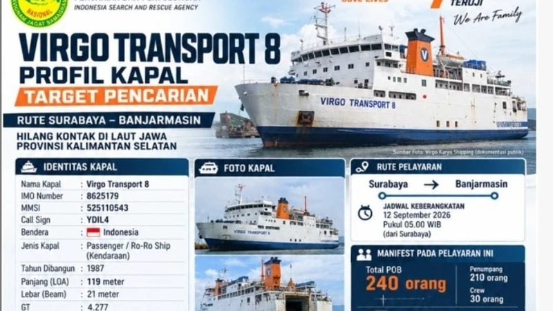 103 Penumpang Virgo Transport 8 Dievakuasi, 102 Selamat Satu Meninggal Dunia