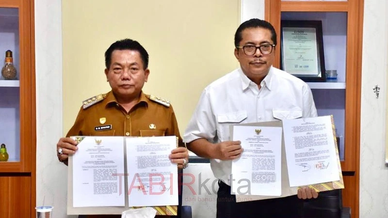 Tandatangani MoU Cetak Sawah, Bupati Kapuas Komitmen Dukung Ketahanan Pangan Nasional