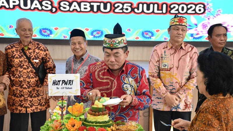 Hadiri HUT ke-64 PWRI, Bupati Kapuas Ajak Purna Bakti Terus Berkontribusi Bangun Daerah