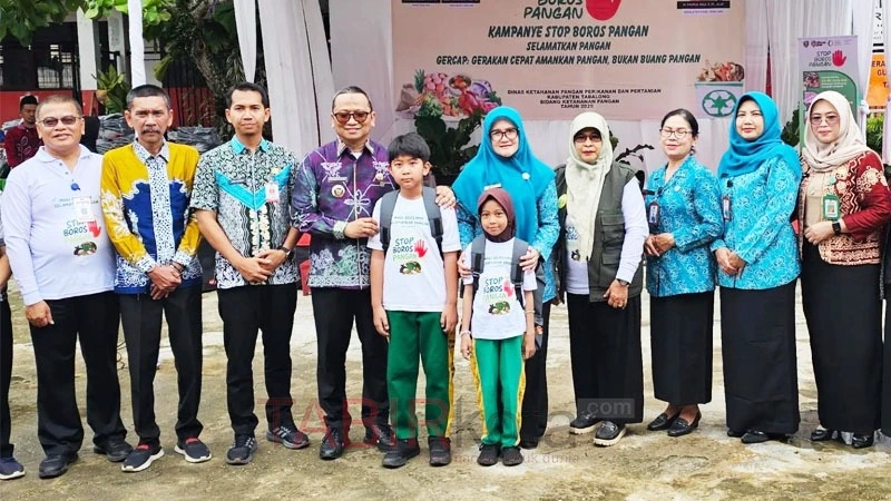 Kampanye Stop Boros Pangan di SDN 1.2 Sulingan, Bupati Tabalong Ajak Siswa Hargai Makanan