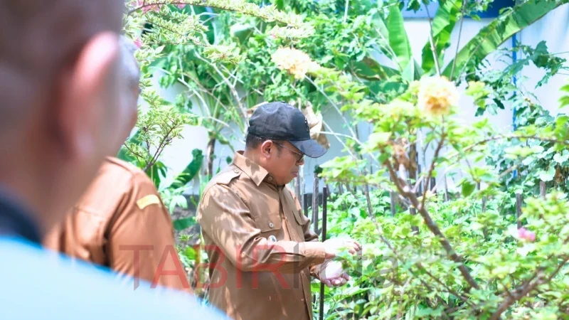 Monitoring INRAPA Gempida, Wabup HST Harap Area Perkantoran Jadi Lahan Pangan Produktif
