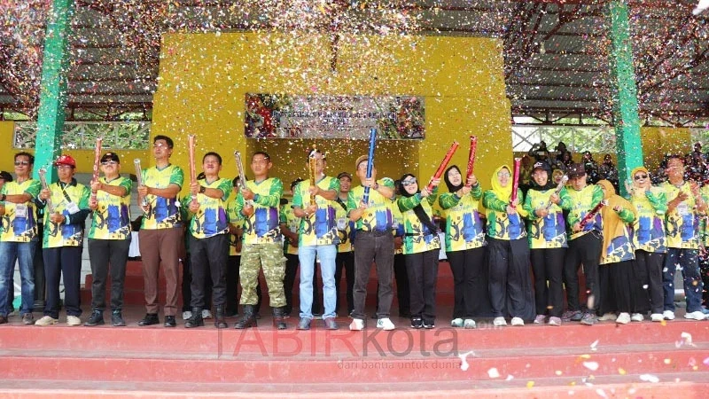 Pembukaan Porsenijar PGRI Kabupaten Tapin tahun 2026 (foto: TABIRkota/prokopim)
