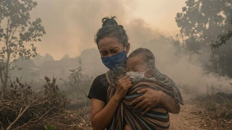 Diduga Terinfeksi Pneumonia Akibat Asap Karhutla, Bayi 6 Bulan di Buntok Barsel Meninggal Dunia